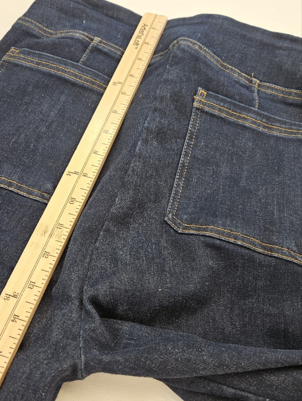 Frame Bardot Jetset Pull-On Bootcut Jeans Keller Wash Patch Pocket Size 2 - Picture 14 of 14